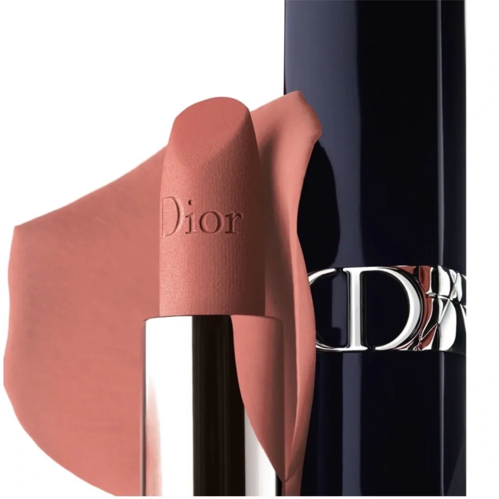 Rouge Dior 💄 Couture Color Lipstick- 100 Nude Look Matte Mini Travel Size